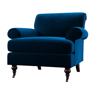 Elevate Your Comfort: Ridgeed Armchair 3D model image 1 