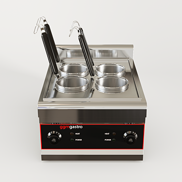 GGM NKJ4 Stainless Steel Pasta Cooker 3D model image 1 