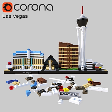 LEGO Las Vegas Building Set 3D model image 1 