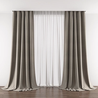 Elegance Drape 442 3D model image 1 