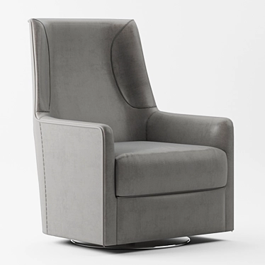 Elegant Comfort: Albora Armchair 3D model image 1 