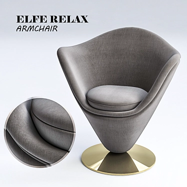 Elfe Relax Armchair: Ultimate Comfort and Style 3D model image 1 