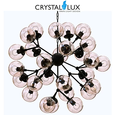 Medea SP30 - Spanish Elegance Crystal Chandelier 3D model image 1 