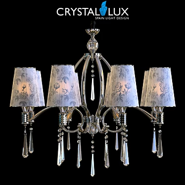 Spanish Elegance: Joy SP8 Chandelier 3D model image 1 