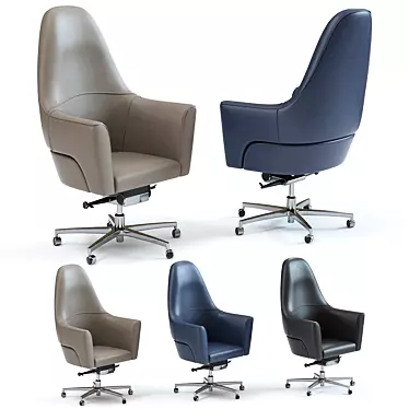 Smania Magnum Swivel Chair: Stylish and Versatile 3D model image 1 