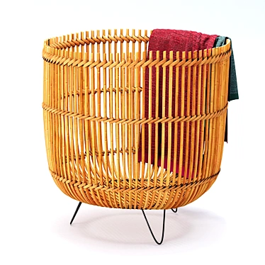 Stylish Palos Basket for Chic Home Decor 3D model image 1 