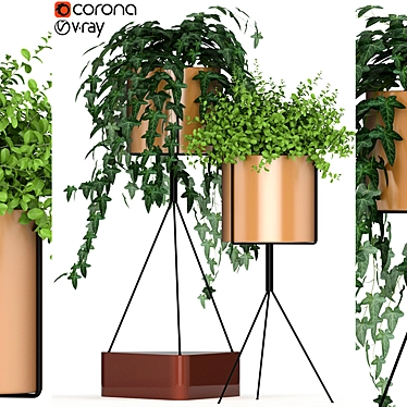 Botanical Delights  Lush Greenery 190 3D model image 1 