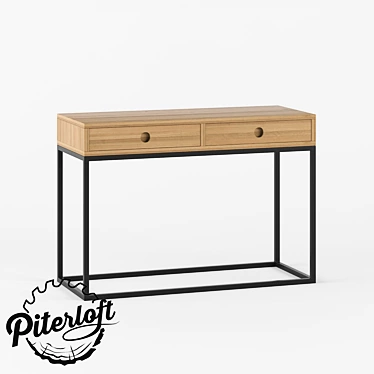 Urban Loft Console Table 3D model image 1 