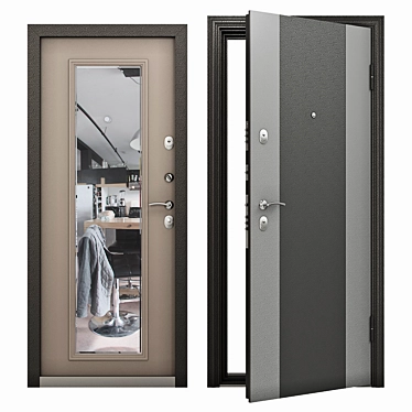 Torex Delta-100 Entrance Door: Reliable & Stylish 3D model image 1 