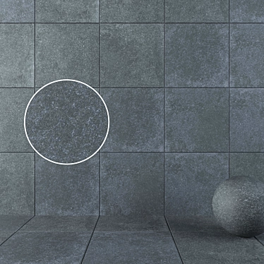 HD Multi-Texture Wall Tiles 3D model image 1 