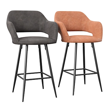 Crosby Stool: Sleek Seating Solution 3D model image 1 