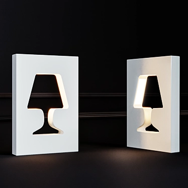 Modern Illumination: OUTLIGHT Table Lamp 3D model image 1 