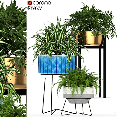 Botanic Bliss: 191 Ravishing Plants 3D model image 1 