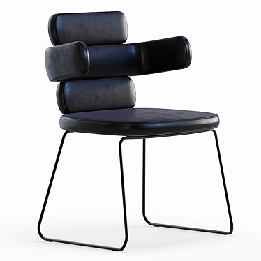 Luxy Cluster Chair: Elegant and Versatile Seating 3D model image 1 
