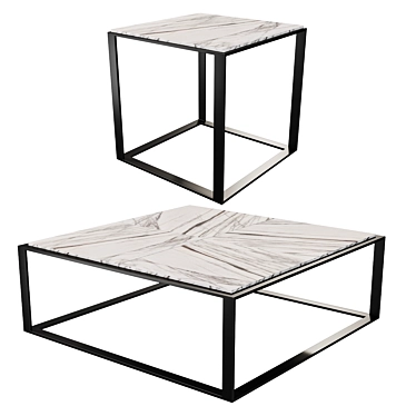 Elegant Eichholtz Coffee Table 3D model image 1 