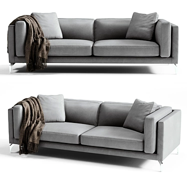 MODLOFT Reade Sofa - Contemporary Elegance 3D model image 1 