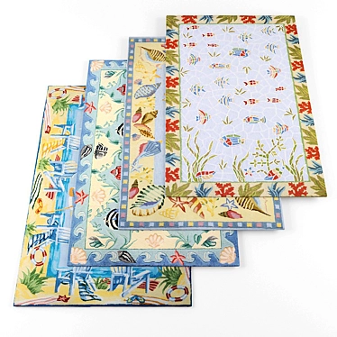 Momeni Kids Rugs Collection 3D model image 1 