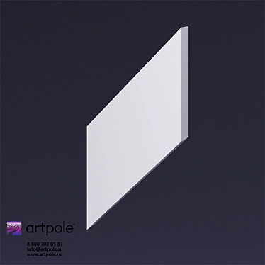 KOLOS 3D Gypsum Panels by Artpole 3D model image 1 