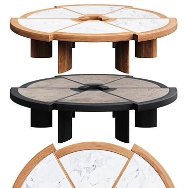 Cassina 529 Rio Coffee Table: Sleek Modern Design 3D model image 1 