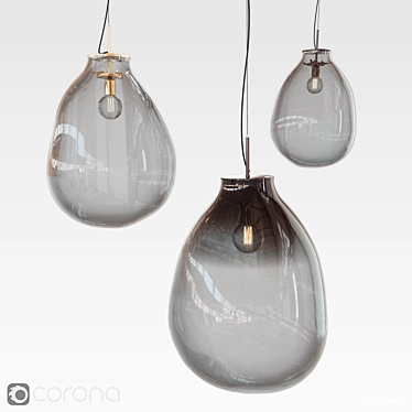 Bomma Tim Pendant Light: Sleek & Modern 3D model image 1 