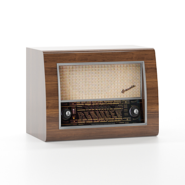 Vintage Grundig 940W Radio 3D model image 1 