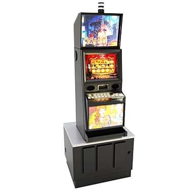 3D Casino Slot Machine: Immersive Gaming Excitement 3D model image 1 