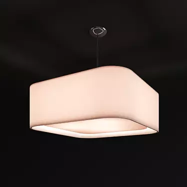 Penta Square: Modern Square Lamp 3D model image 1 