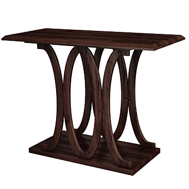 Elegant Adaline Console Table 3D model image 1 