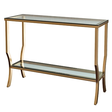 Elegant Anndale Console Table 3D model image 1 