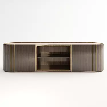 Modern TV Unit: FRATO BERGEN 3D model image 1 