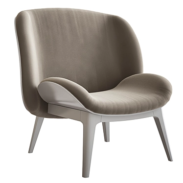 Elegant Embrace: Jean Marc Gady Armchair 3D model image 1 