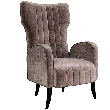 Modern Luxe Davis Armchair 3D model image 1 