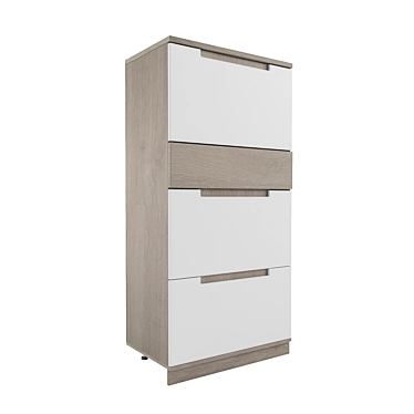 Modern Swiss Chest of Drawers 3D model image 1 