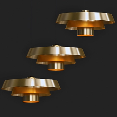 Modern Nordic Ceiling Lamp 3D model image 1 