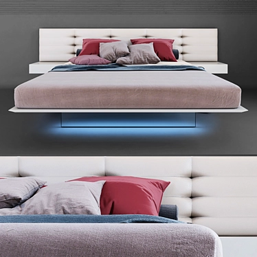 Wing System Up: Sleek Elegance with LED Lighting 3D model image 1 