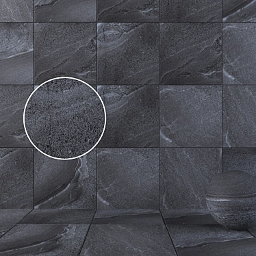 Black Beauty Wall/Floor Tiles 3D model image 1 