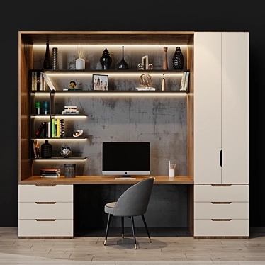 WorkSpace14: Modern, Spacious, and Versatile 3D model image 1 