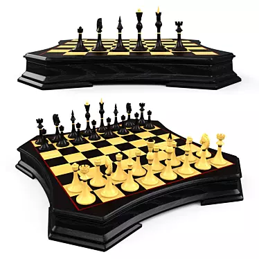 KADUN Chess Kadun Ballet Set 3D model image 1 