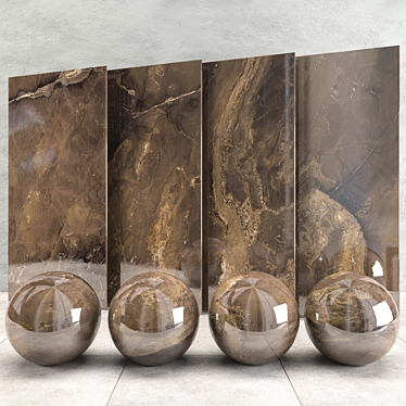 Marble Set - 4 Textures, 500x1000, 3DS Max & FBX 3D model image 1 