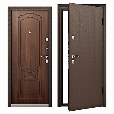 Reliable Entrance Door Torex Series Delta M 10 RGSO, D1 3D model image 1 