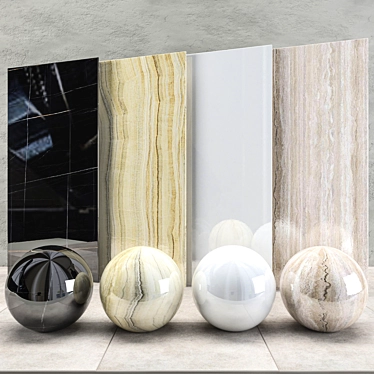 Versatile Marble Textures Set 3D model image 1 