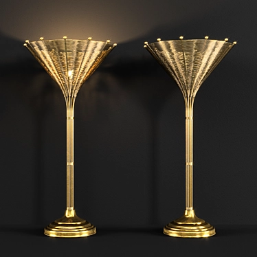 Kon Tiki Eichholtz Table Lamp 3D model image 1 