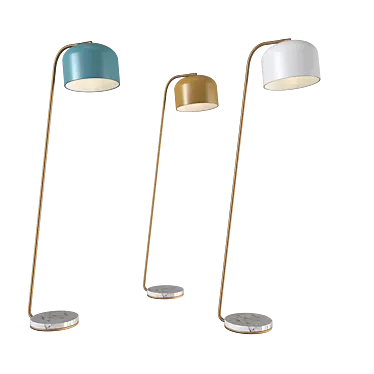 Elegant Pernille Floor Lamp 3D model image 1 