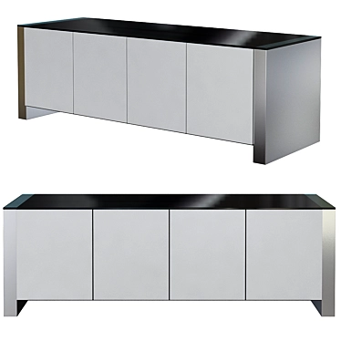 Elegant VERTIGO Sideboard: Chic Storage Solution 3D model image 1 