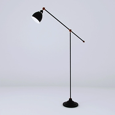 Modern Braccio Floor Lamp 3D model image 1 