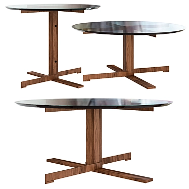 Luxury Modern CATLIN Minotti Coffee Tables 3D model image 1 