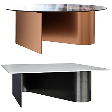 Modern and Chic Coffee Tables 3D model image 1 