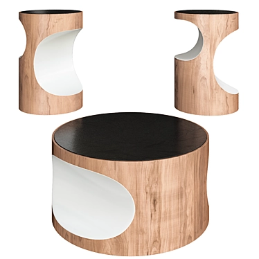 Elegance Redefined: Boden Minotti Coffee Tables 3D model image 1 