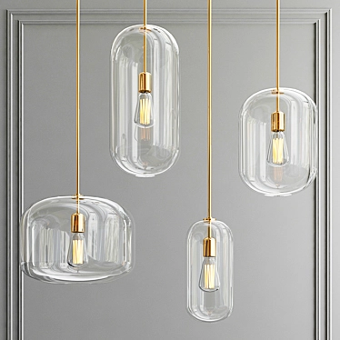 Nature-inspired Gourd Pendants 3D model image 1 