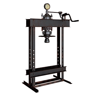 Heavy Duty Hydraulic Hand Press 3D model image 1 